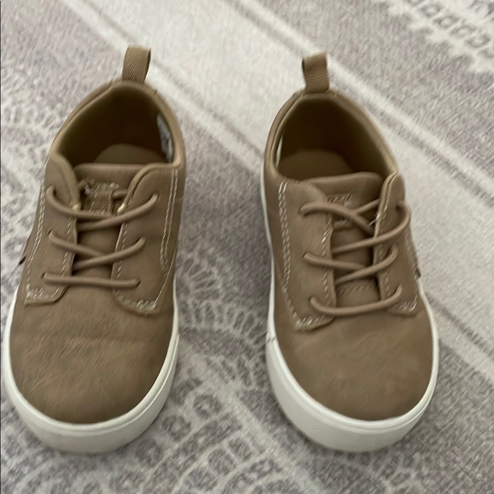 Kids Tan Sneakers